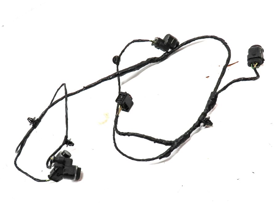 Thumbnail 3: 2012 BMW X3 F25 REAR PARK ASSIST PDC SENSOR SET 4 (Black) w/ WIRE WIRING HARNESS