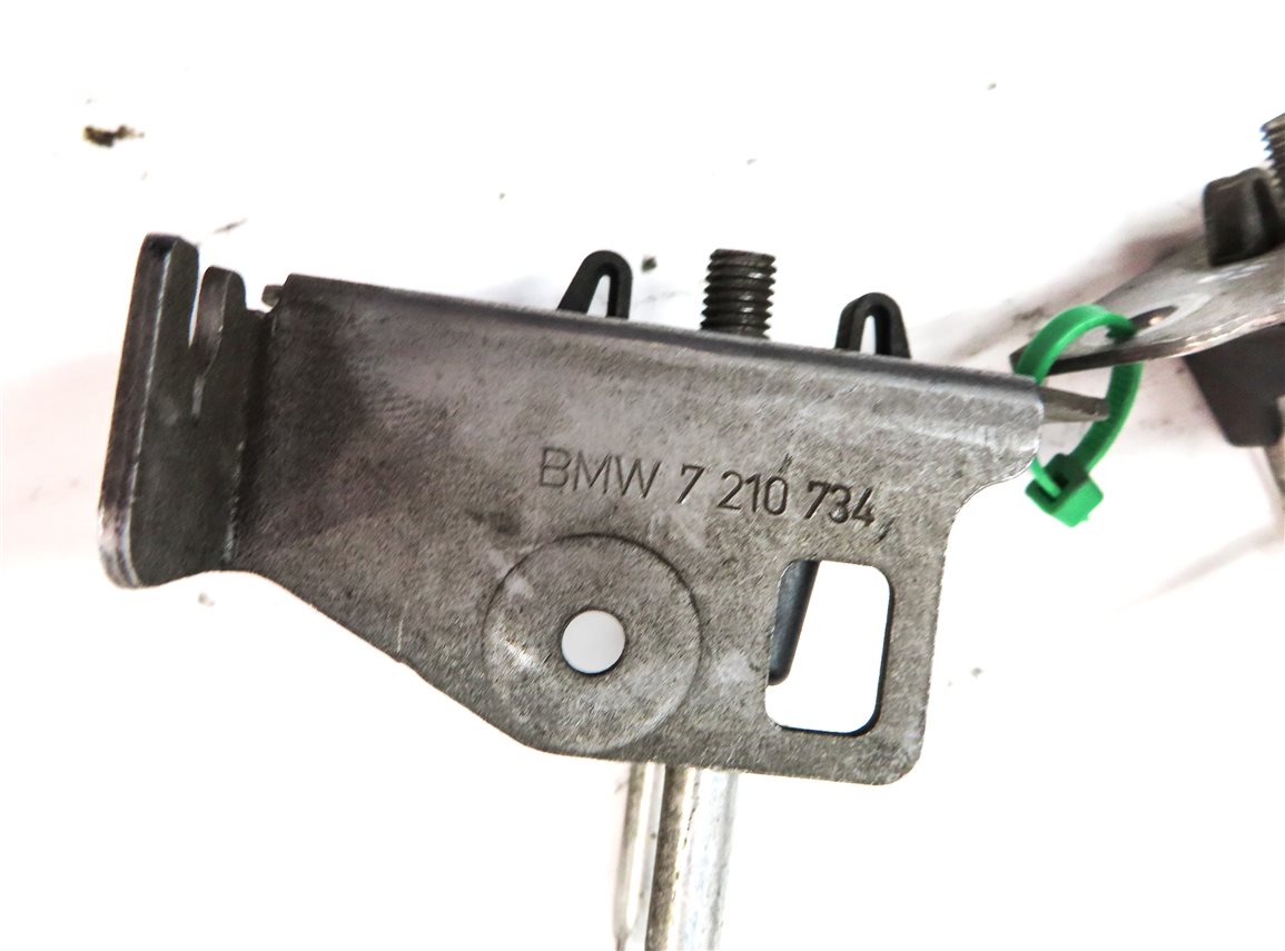 Thumbnail 9: 2012 BMW X3 (F25) FRONT HOOD SAFETY CATCH HOOK w/ RELEASE LEVER & CABLE