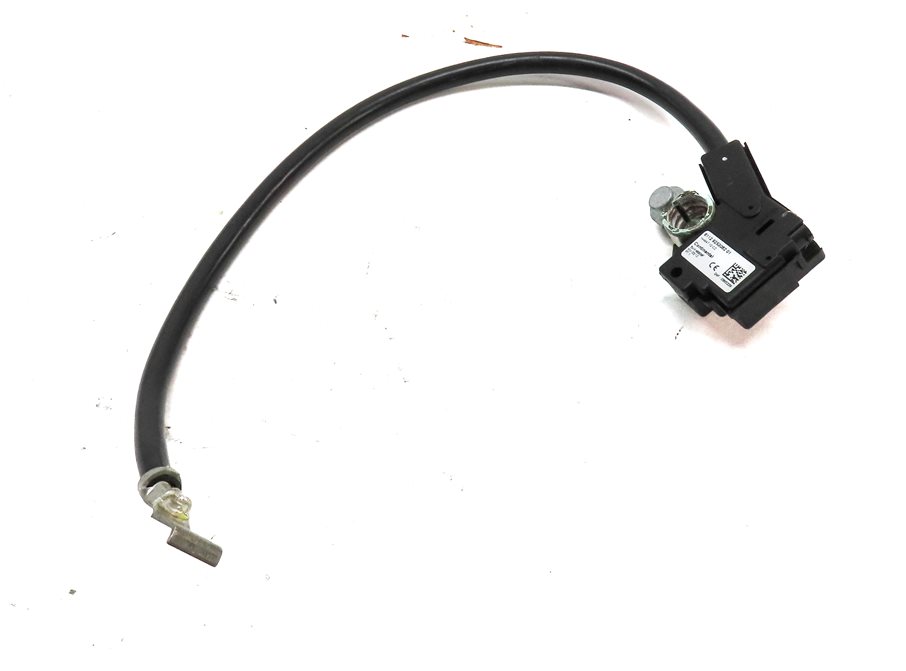Thumbnail 2: 2012 BMW X3 F25 NEGATIVE BATTERY CABLE w/ INTELLIGENT BATTERY SYSTEM IBS MODULE