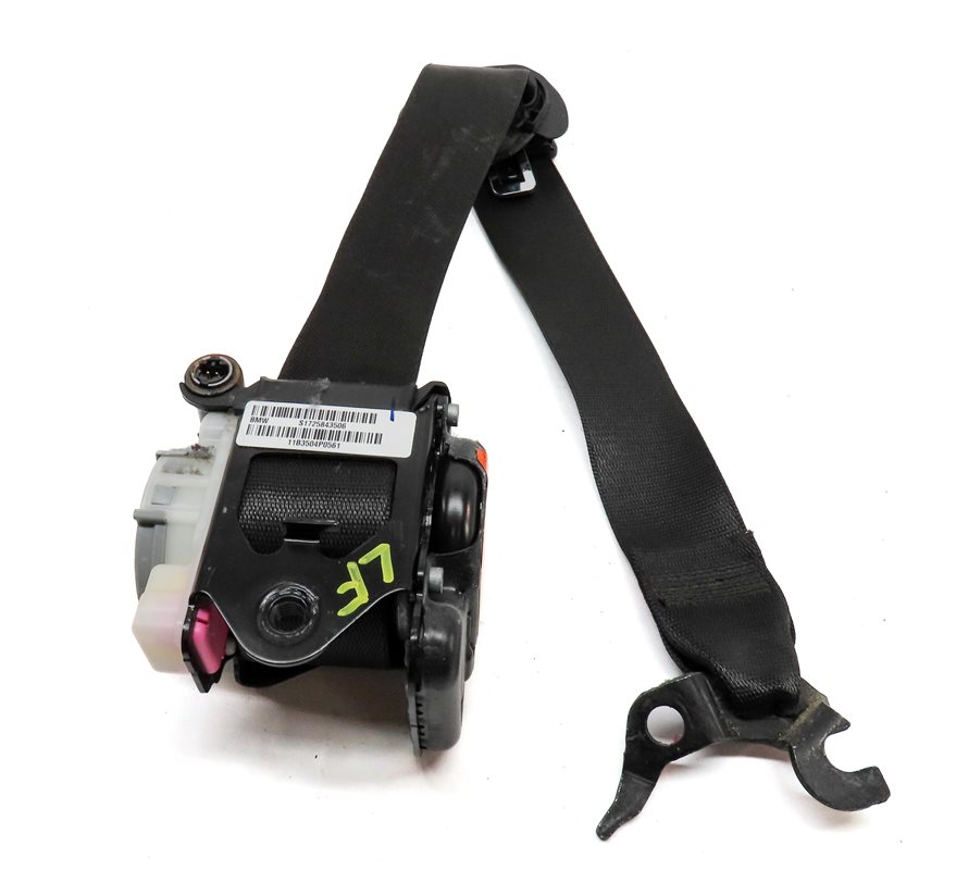 Thumbnail 4: 11-18 BMW X3 X4 (F25 F26) LEFT FRONT DRIVER SEATBELT BUCKLE RETRACTOR (Black)