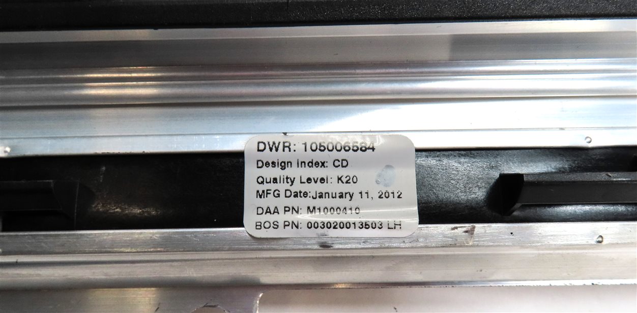 Thumbnail 7: 2011-2017 BMW X3 (F25) LEFT REAR DOOR RETRACTABLE WINDOW SHADE SUNSHADE SCREEN