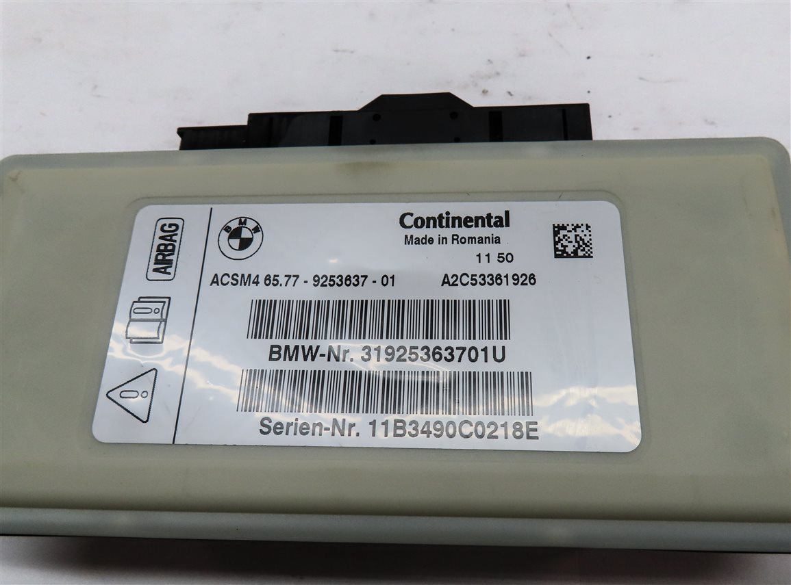 Thumbnail 4: 12-21 BMW 2 3 4 5 6 7 X3 X4 X5 X6 (F22 F30 F32 F10 F15 F16 F85) SRS BAG MODULE
