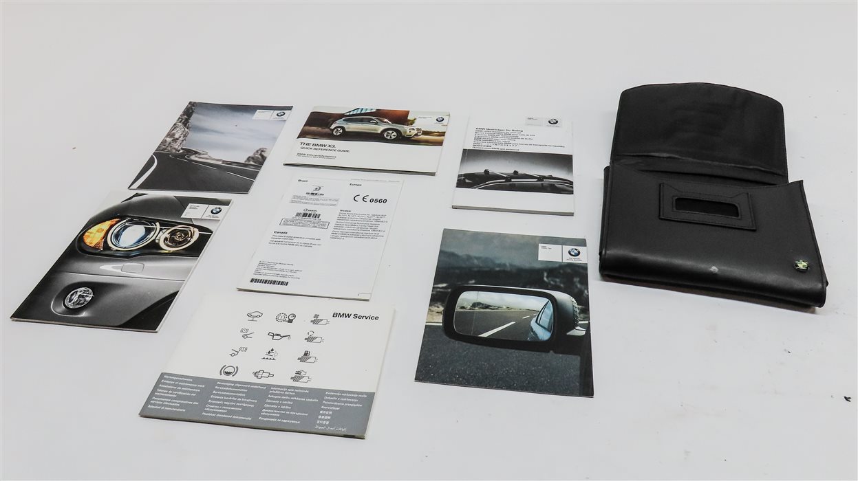 2012 BMW X3 (F25) OWNERS MANUAL BOOKLET SET 7 w/ CARRYING CASE