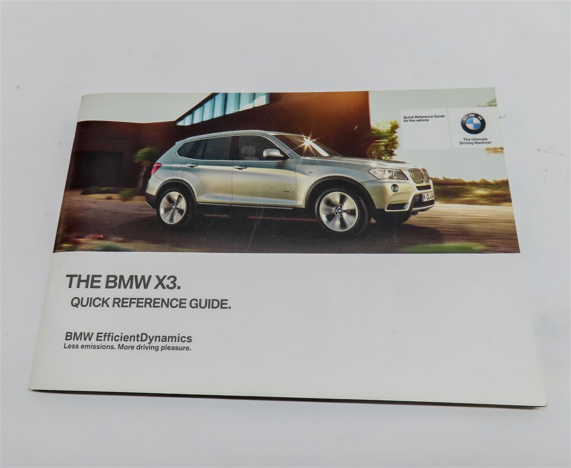 Thumbnail 6: 2012 BMW X3 (F25) OWNERS MANUAL BOOKLET SET 7 w/ CARRYING CASE
