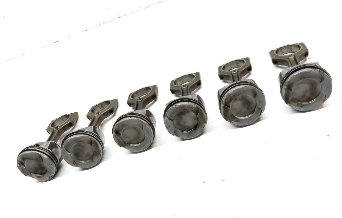 Thumbnail 4: 2010-2014 BMW 1/3/4/5/6/7/X1/X3/X5/X6 3.0L N55 TURBO ENGINE PISTON & ROD SET 6