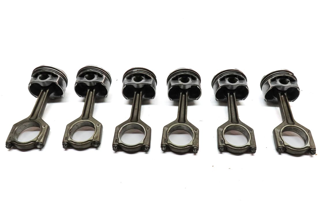 Thumbnail 5: 2010-2014 BMW 1/3/4/5/6/7/X1/X3/X5/X6 3.0L N55 TURBO ENGINE PISTON & ROD SET 6
