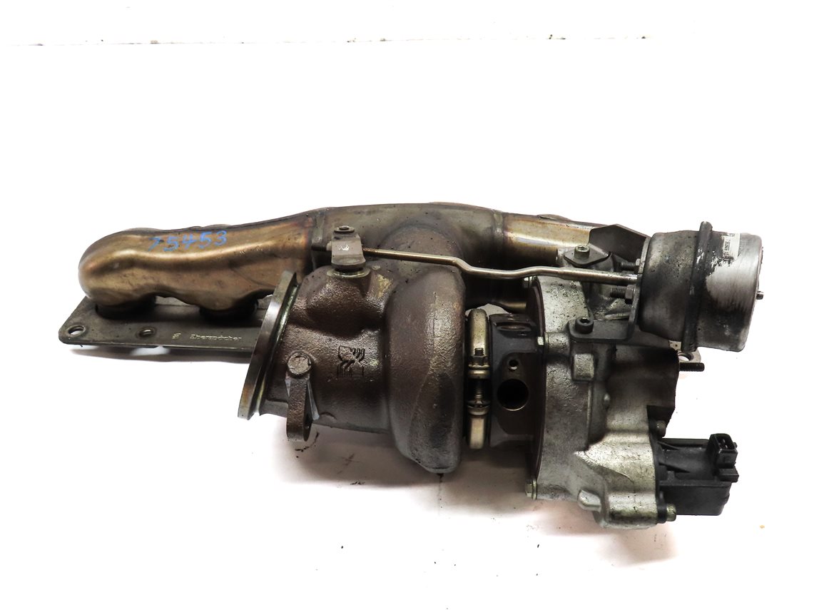 Thumbnail 4: 11-17 BMW X3 (F25) 3.0T 3.0L N55 ENGINE TURBO TURBOCHARGER w/ EXHAUST MANIFOLD