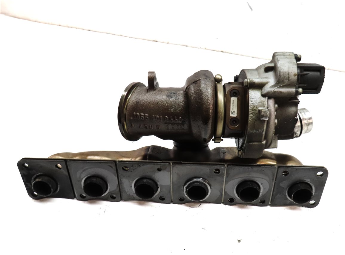 Thumbnail 6: 11-17 BMW X3 (F25) 3.0T 3.0L N55 ENGINE TURBO TURBOCHARGER w/ EXHAUST MANIFOLD