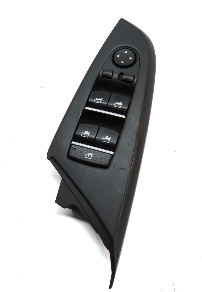 Thumbnail 1: 12-19 BMW 3 4 M3 X3 X4 SERIES FRONT LEFT DRIVER WINDOW SWITCH P-FOLD (BLACK)