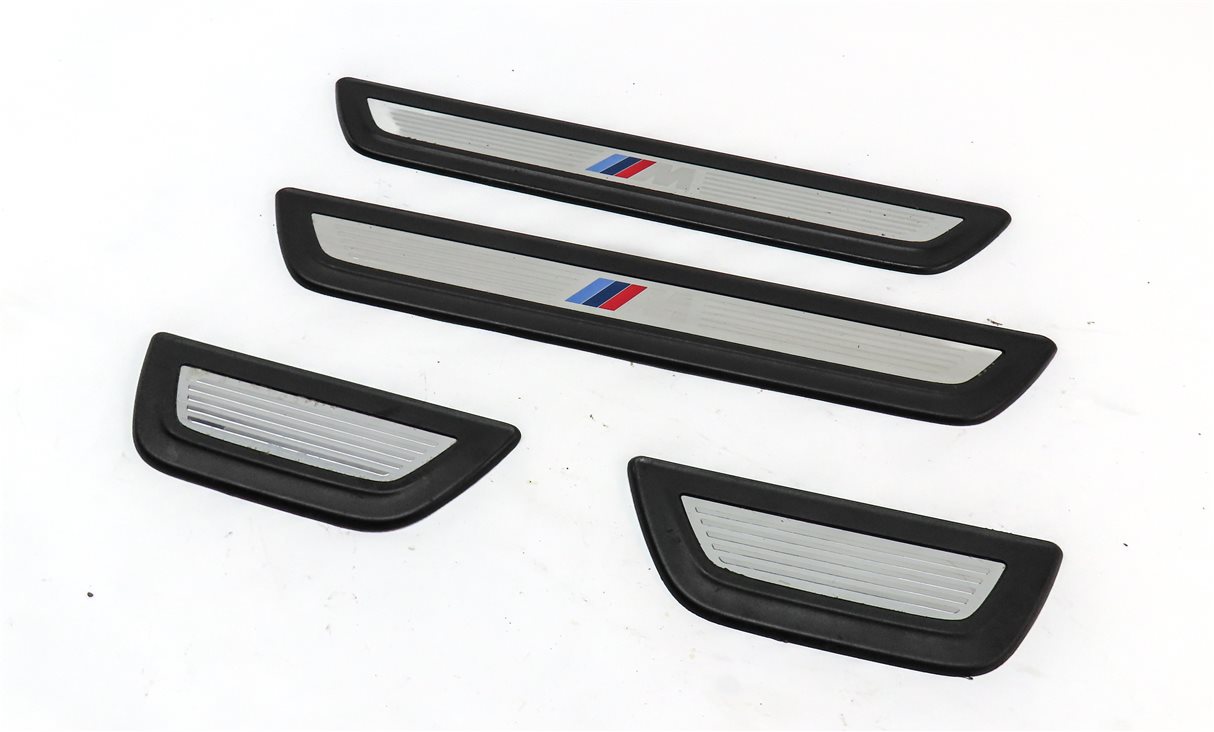 2012 BMW X3 (F25) FRONT REAR LEFT RIGHT DOOR SILL ///M SCUFF PLATE TRIM SET 4