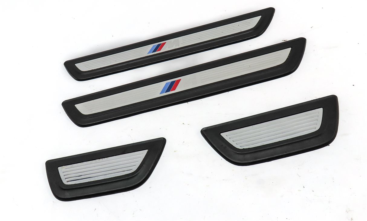 Thumbnail 3: 2012 BMW X3 (F25) FRONT REAR LEFT RIGHT DOOR SILL ///M SCUFF PLATE TRIM SET 4