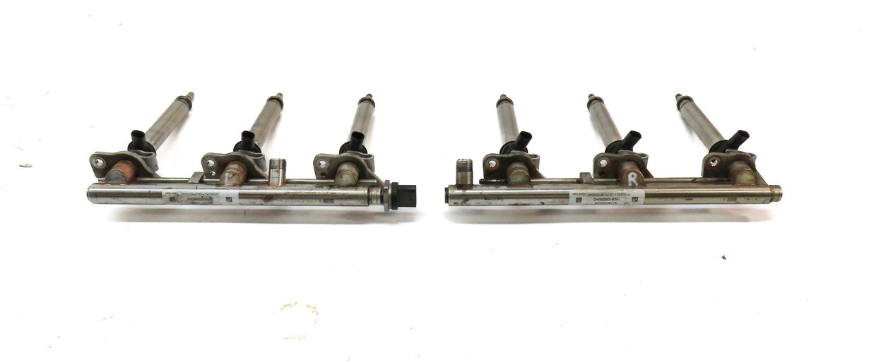 Thumbnail 4: 2016 MERCEDES GLE350 (W166) 3.5L (276.955) ENGINE FUEL INJECTOR SET 6 w/ RAILS