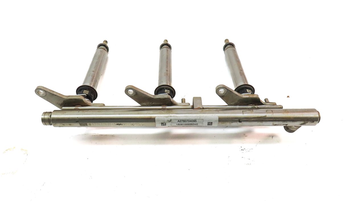 Thumbnail 5: 2016 MERCEDES GLE350 (W166) 3.5L (276.955) ENGINE FUEL INJECTOR SET 6 w/ RAILS