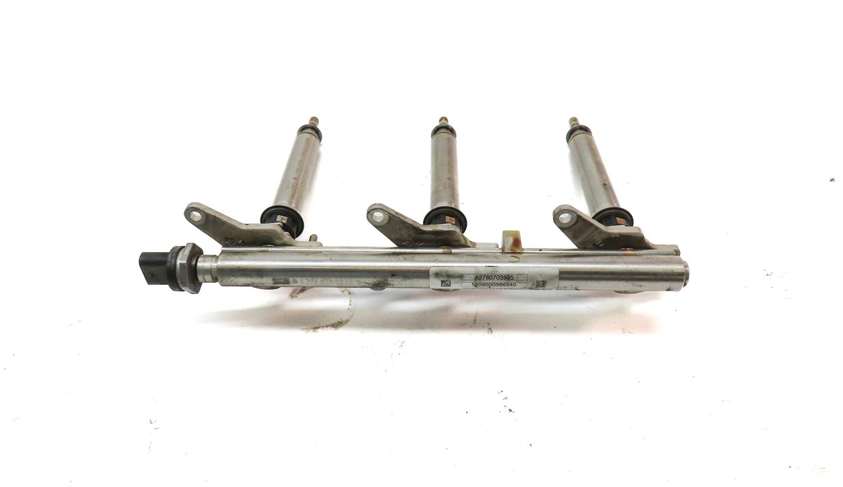 Thumbnail 7: 2016 MERCEDES GLE350 (W166) 3.5L (276.955) ENGINE FUEL INJECTOR SET 6 w/ RAILS