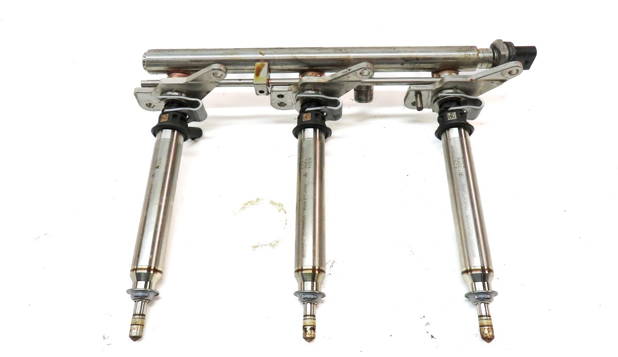 Thumbnail 8: 2016 MERCEDES GLE350 (W166) 3.5L (276.955) ENGINE FUEL INJECTOR SET 6 w/ RAILS