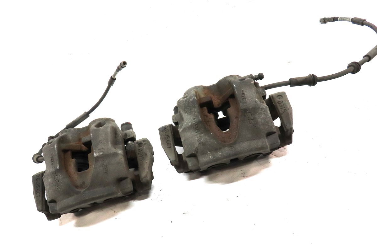Thumbnail 3: 2012-2019 MERCEDES GL350 GL450 GLS350 ML350 (W166 X166) FRONT BRAKE CALIPER SET