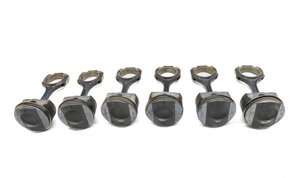 Thumbnail 3: 12-18 MERCEDES C300 C350 E350 GLE350 GLK350 ML350 SLK350 SLK350 3.5L PISTON SET6