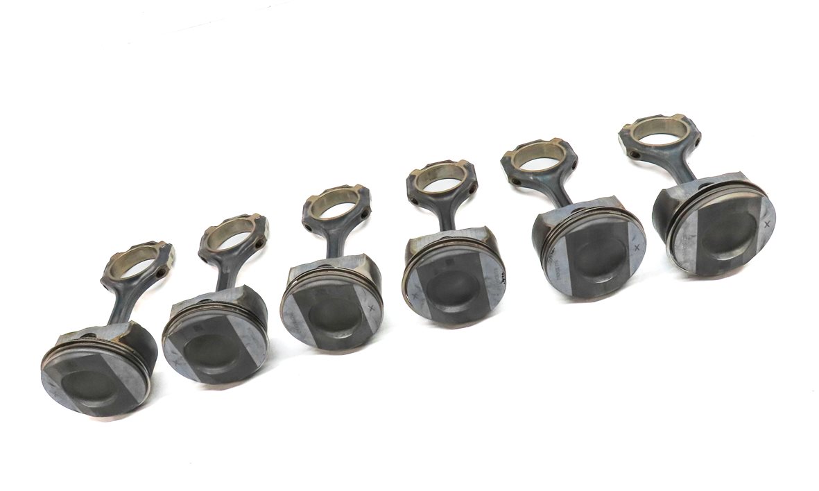 Thumbnail 4: 12-18 MERCEDES C300 C350 E350 GLE350 GLK350 ML350 SLK350 SLK350 3.5L PISTON SET6