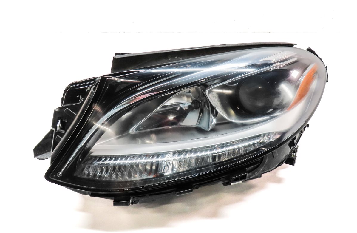 16-19 MERCEDES GLE CLASS (W166) LEFT DRIVER HALOGEN HEADLIGHT HEAD LIGHT LAMP