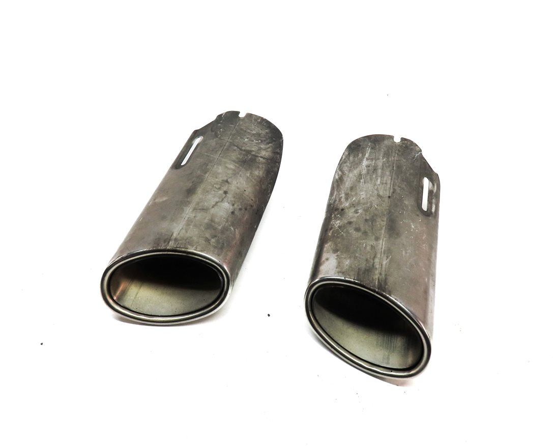 08-12 MERCEDES C300 C350 E350 (W204 W212) LEFT & RIGHT MUFFLER EXHAUST TIP SET-2