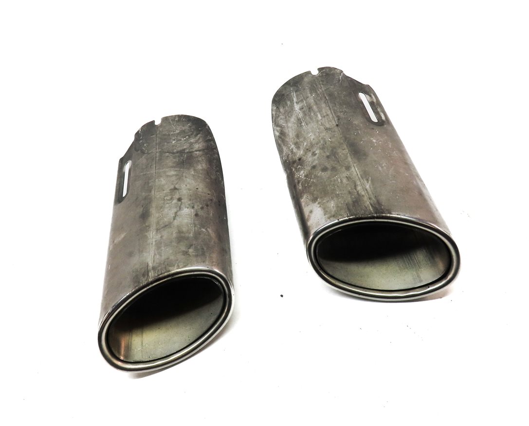 Thumbnail 3: 08-12 MERCEDES C300 C350 E350 (W204 W212) LEFT & RIGHT MUFFLER EXHAUST TIP SET-2