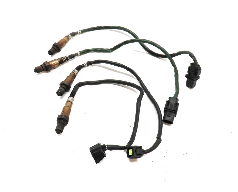 2012 MERCEDES C300 W204 3.0L (272.948) ENGINE PRE POST CAT O2 OXYGEN SENSOR SET2