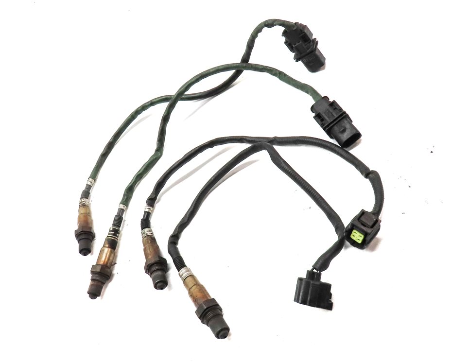 Thumbnail 3: 2012 MERCEDES C300 W204 3.0L (272.948) ENGINE PRE POST CAT O2 OXYGEN SENSOR SET2