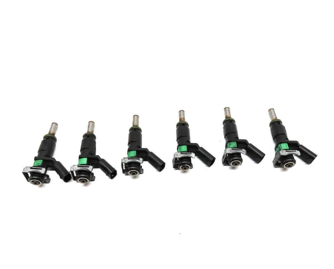 Thumbnail 2: 10-13 MERCEDES C300 C350 E350 GLK S400 (W204 W211 W221 X204) FUEL INJECTOR SET 6