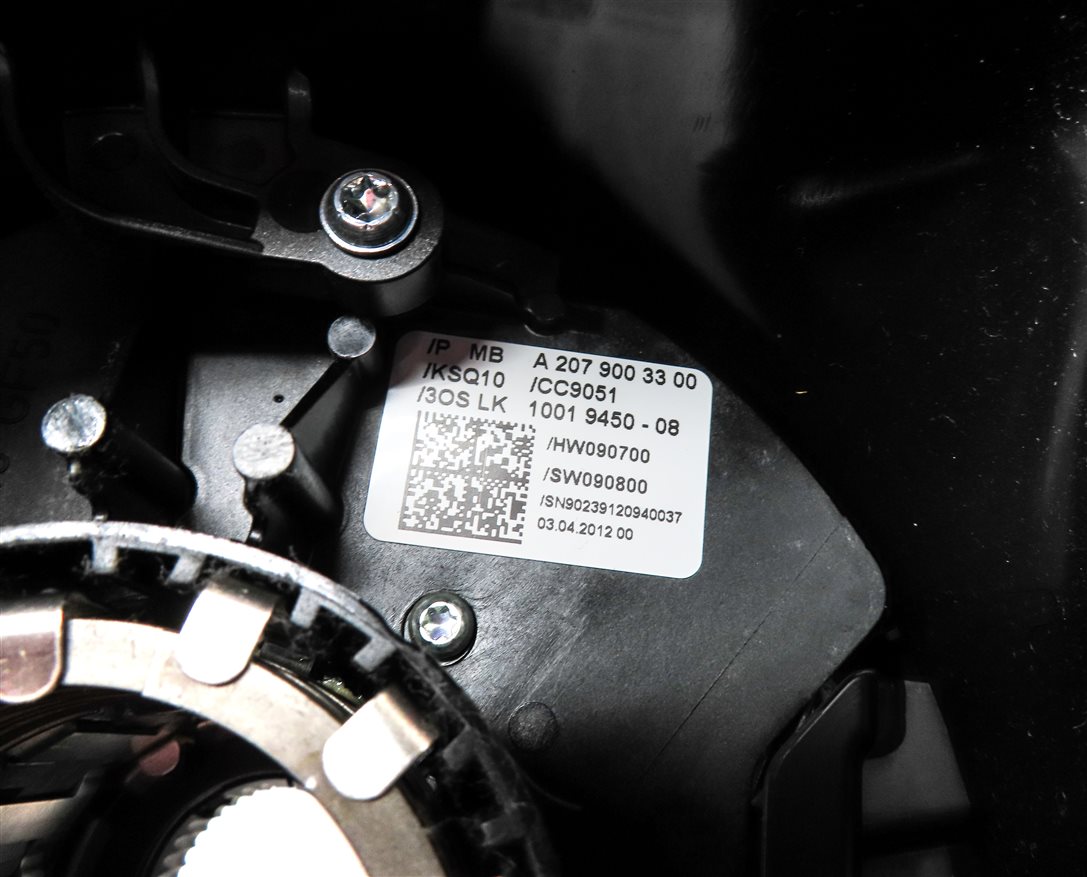 Thumbnail 6: 10-13 C250 C300 C350 E350 E550 W204 W207 BLINKER WIPER CRUISE COMBINATION SWITCH