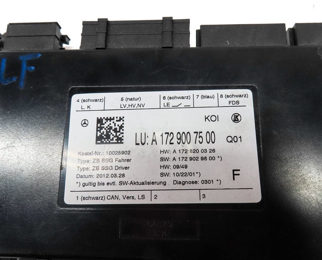 Thumbnail 4: 2012 MERCEDES C300 (W204) FRONT LEFT DRIVER SEAT CONTROL MODULE