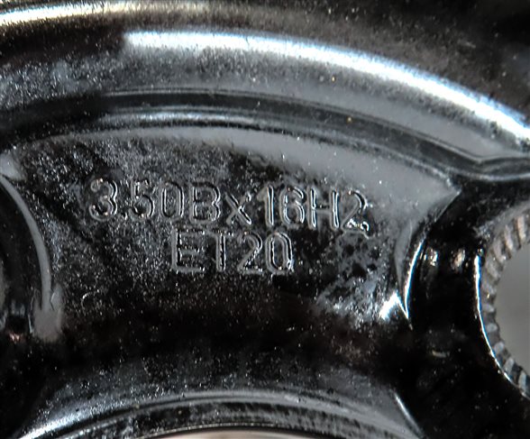 Thumbnail 7: 2008-2013 MERCEDES C230 C250 C300 C350 (W204) 16x3-1/2 - SPARE TIRE WHEEL RIM