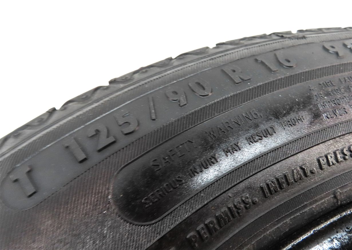 Thumbnail 8: 2008-2013 MERCEDES C230 C250 C300 C350 (W204) 16x3-1/2 - SPARE TIRE WHEEL RIM