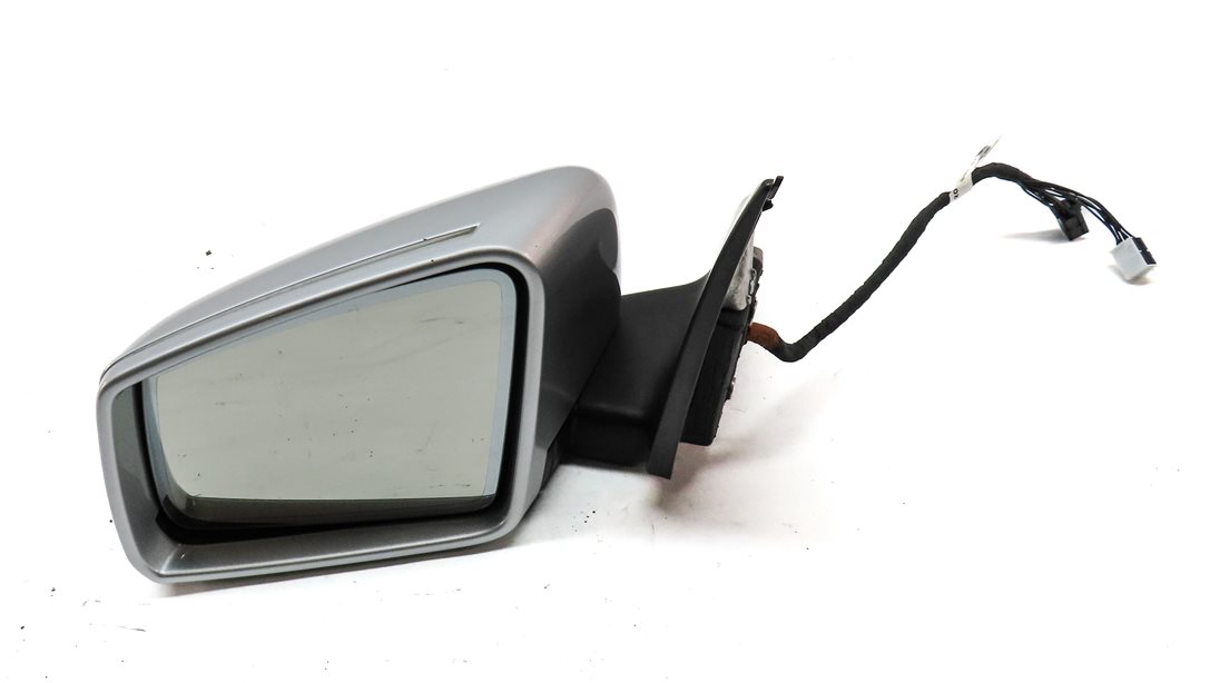 Thumbnail 3: 12-14 MERCEDES C CLASS (W204) LEFT DOOR MIRROR HEATED MEMORY AUTODIM (Silver)