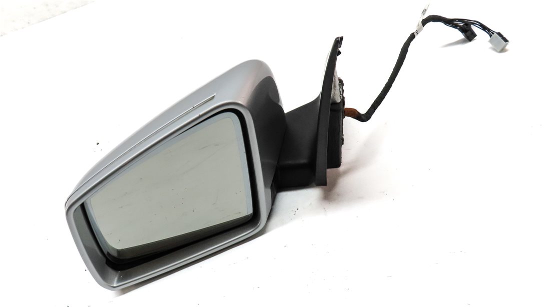 Thumbnail 4: 12-14 MERCEDES C CLASS (W204) LEFT DOOR MIRROR HEATED MEMORY AUTODIM (Silver)