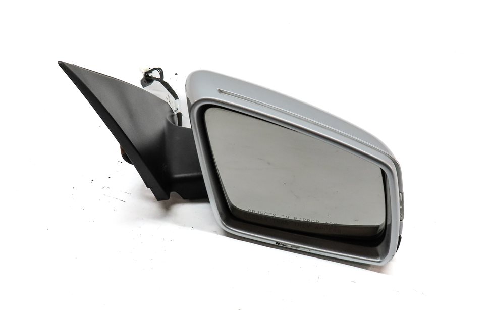 12-14 MERCEDES C250 C300 C350 (W204) RIGHT HEAT AUTODIM MEM DOOR MIRROR (Silver)