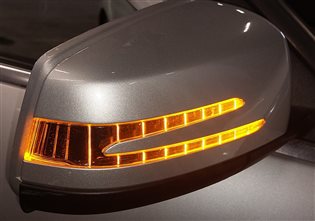 Thumbnail 2: 12-14 MERCEDES C250 C300 C350 (W204) RIGHT HEAT AUTODIM MEM DOOR MIRROR (Silver)