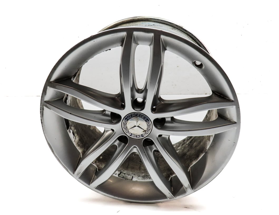 12-14 MERCEDES C CLASS (W204) 17x8.5 5 TWIN 10 SPOKE WHEEL RIM ALUMINUM ALLOY