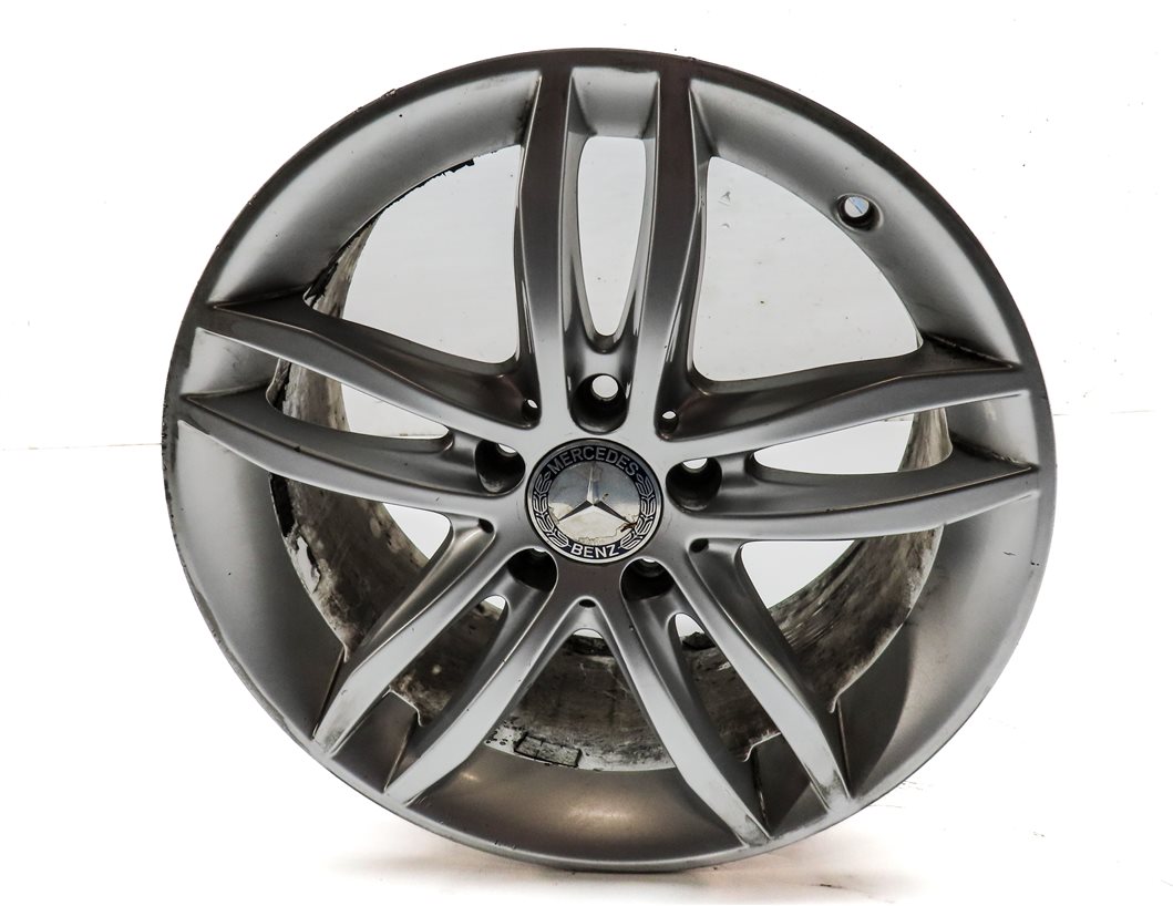 Thumbnail 2: 12-14 MERCEDES C CLASS (W204) 17x8.5 5 TWIN 10 SPOKE WHEEL RIM ALUMINUM ALLOY