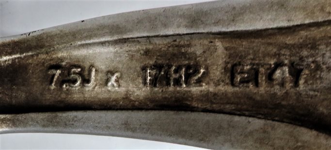Thumbnail 4: 12-14 MERCEDES C CLASS (W204) 17x7.5 5 TWIN 10 SPOKE WHEEL RIM ALUMINUM ALLOY