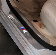 Thumbnail 15: 2016 BMW 750i G11 FRONT REAR LEFT RIGHT DOOR ///M SPORT LIGHTED SCUFF PLATE SET4