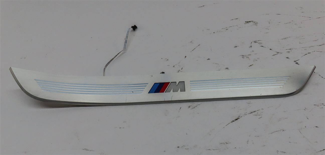 Thumbnail 5: 2016 BMW 750i G11 FRONT REAR LEFT RIGHT DOOR ///M SPORT LIGHTED SCUFF PLATE SET4