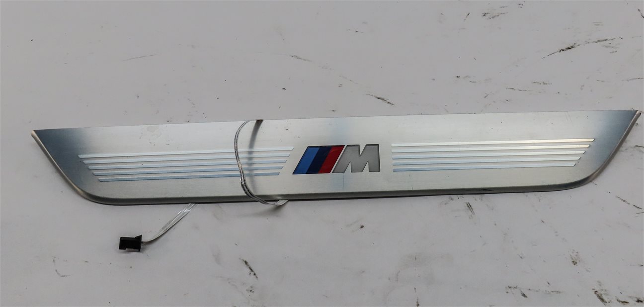 Thumbnail 6: 2016 BMW 750i G11 FRONT REAR LEFT RIGHT DOOR ///M SPORT LIGHTED SCUFF PLATE SET4