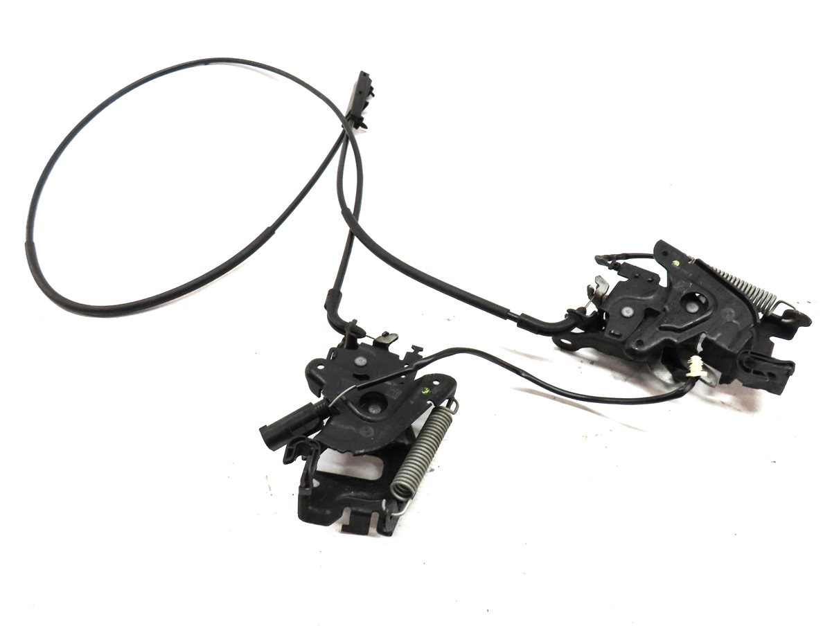 Thumbnail 4: 2016 BMW 750i (G11) FRONT LEFT & RIGHT HOOD LOCK LATCH SET 2 w/ CABLE