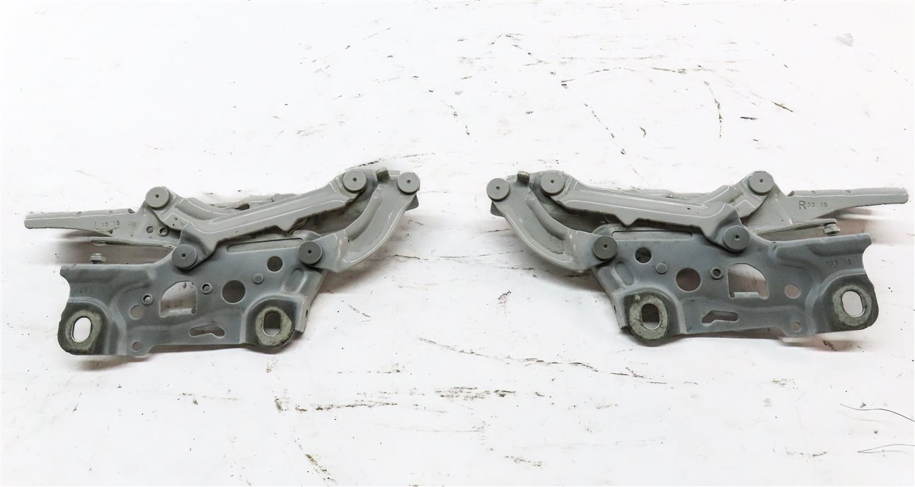 Thumbnail 4: 16-24 BMW 5 6 7 8 M8 (F91 G14 G30 G32 G70) LEFT & RIGHT HOOD HINGE SET2 (White)