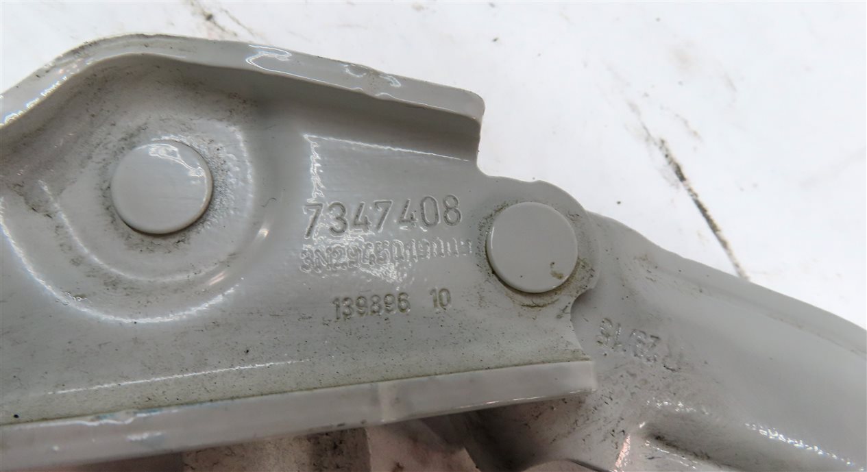Thumbnail 7: 16-24 BMW 5 6 7 8 M8 (F91 G14 G30 G32 G70) LEFT & RIGHT HOOD HINGE SET2 (White)