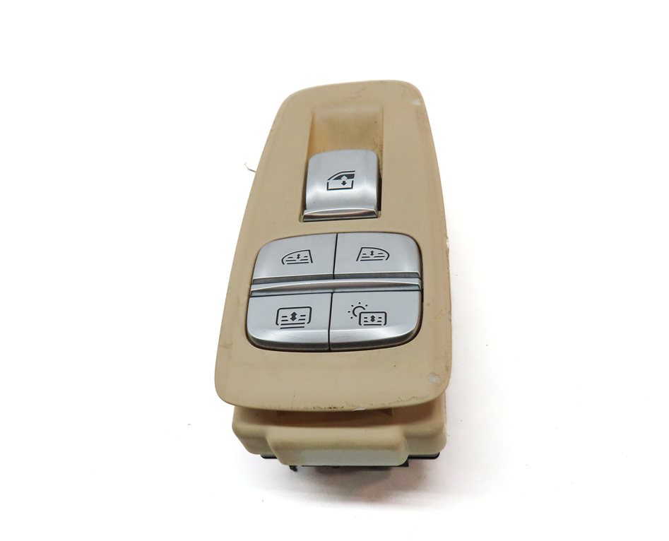 Thumbnail 2: 2016 BMW 750i G11 REAR LEFT DOOR SUN SHADE WINDOW BUTTON SWITCH w/ TRIM (Beige)