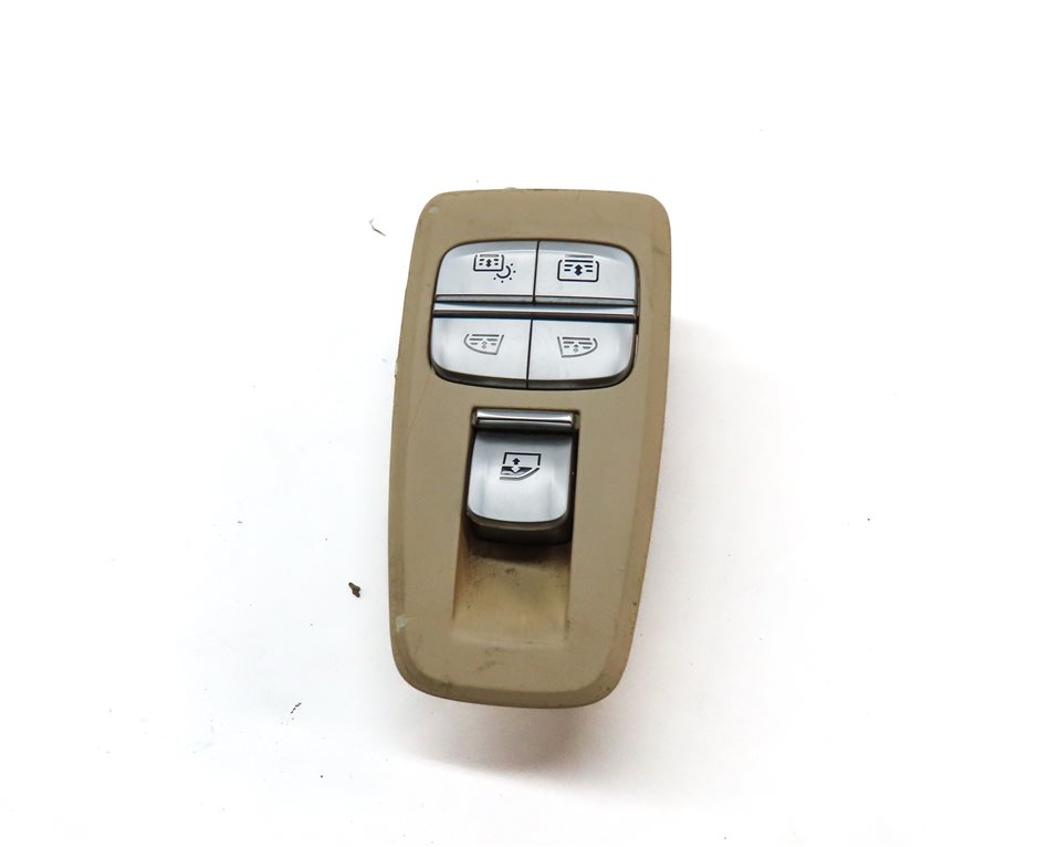 Thumbnail 4: 2016 BMW 750i G11 REAR LEFT DOOR SUN SHADE WINDOW BUTTON SWITCH w/ TRIM (Beige)