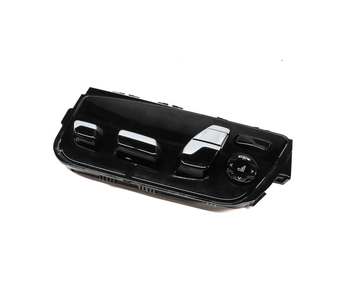 Thumbnail 1: 2016 BMW 750i (G11) FRONT LEFT DRIVER SEAT ADJUSTMENT ADJUST SWITCH {BLACK)