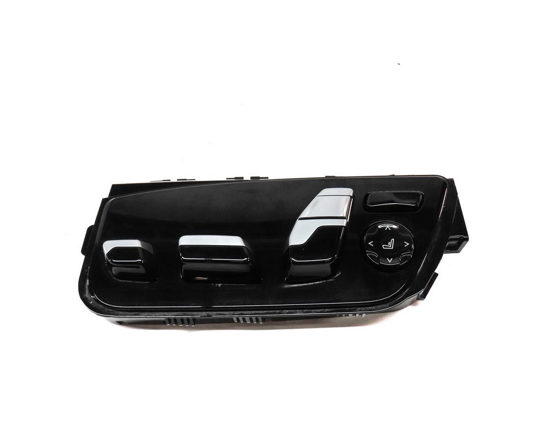 Thumbnail 2: 2016 BMW 750i (G11) FRONT LEFT DRIVER SEAT ADJUSTMENT ADJUST SWITCH {BLACK)