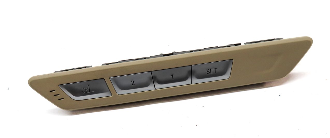 Thumbnail 1: 2016 BMW 750i G11 FRONT RIGHT PASSENGER SEAT MEMORY SWITCH BUTTON PANEL (BEIGE)